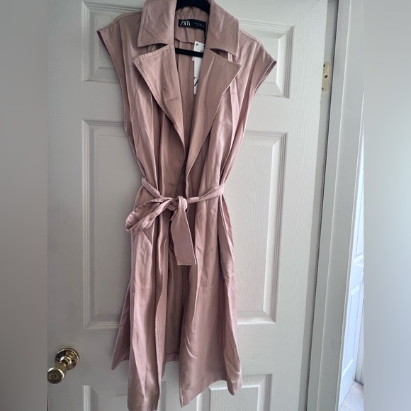 ZARA TRENCH VEST - Picture 1 of 2